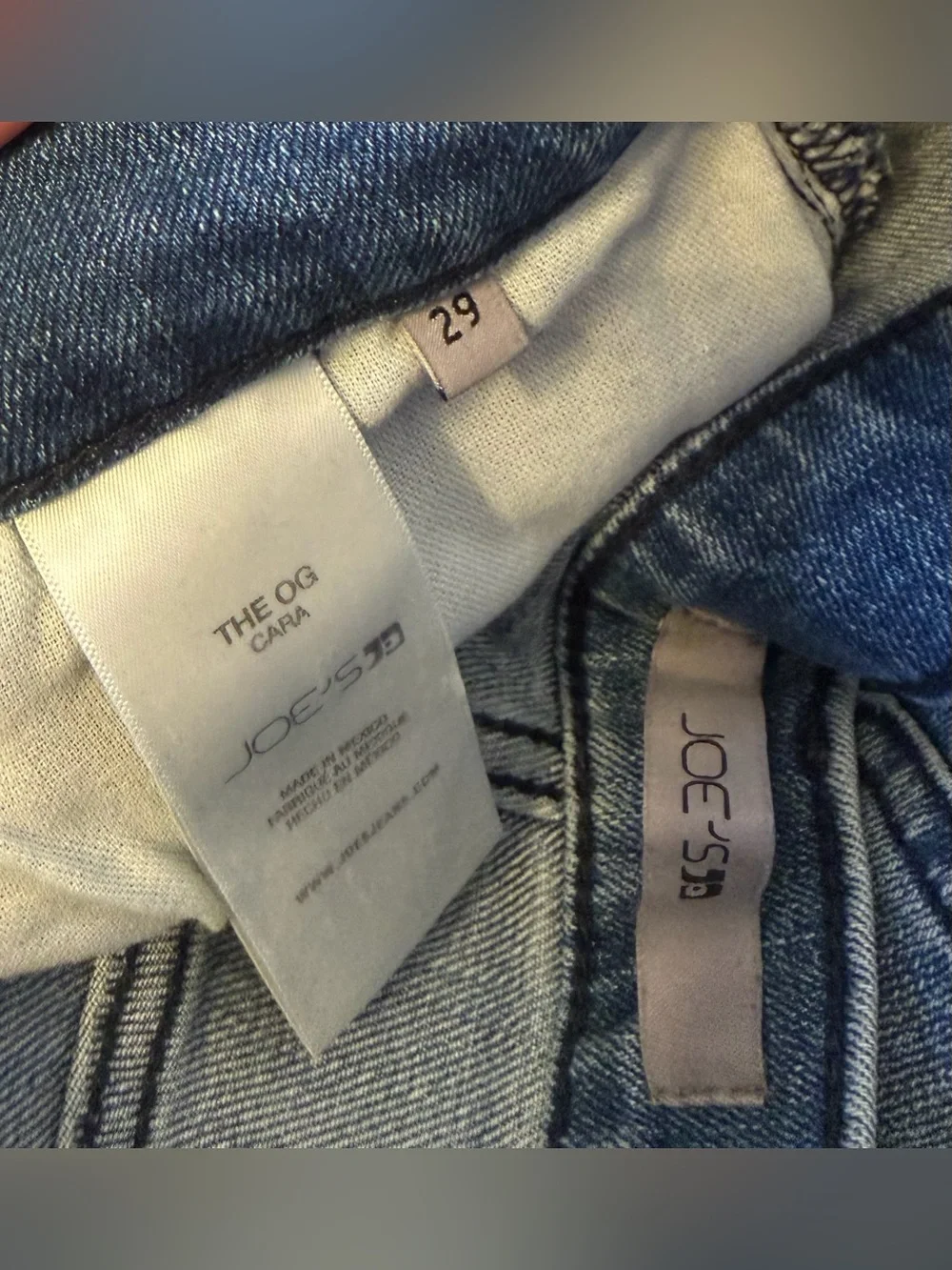 Joe’s Jeans OG Cara High Rise Straight Ankle Stretch Jeans, Size 29